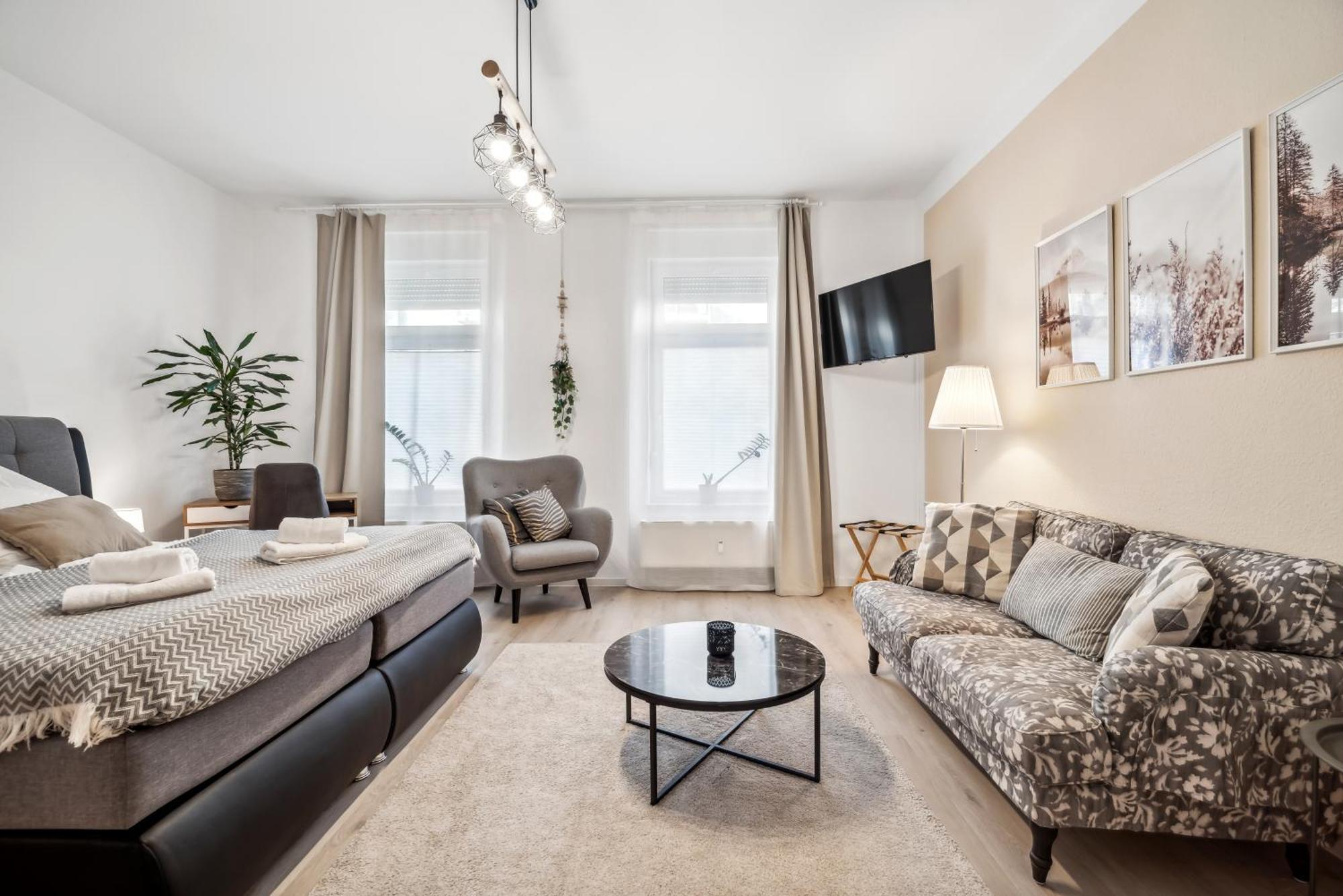 Roby-Erfurt Hbf-Nah, Balkon Apartment Luaran gambar