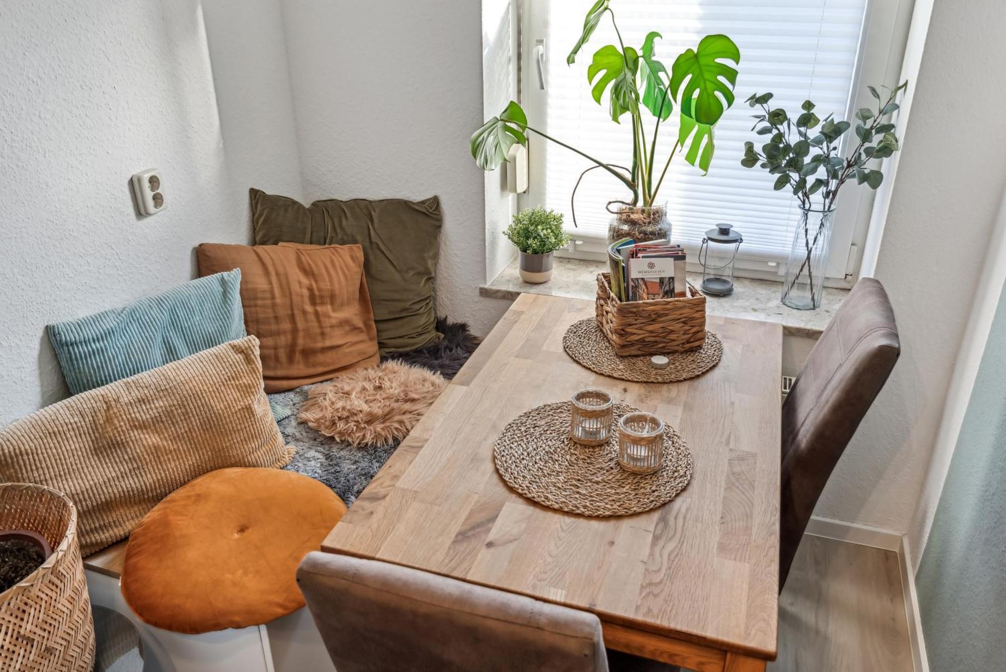 Roby-Erfurt Hbf-Nah, Balkon Apartment Luaran gambar