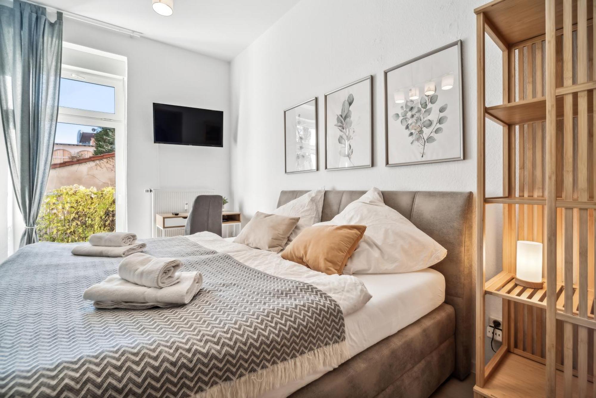 Roby-Erfurt Hbf-Nah, Balkon Apartment Luaran gambar