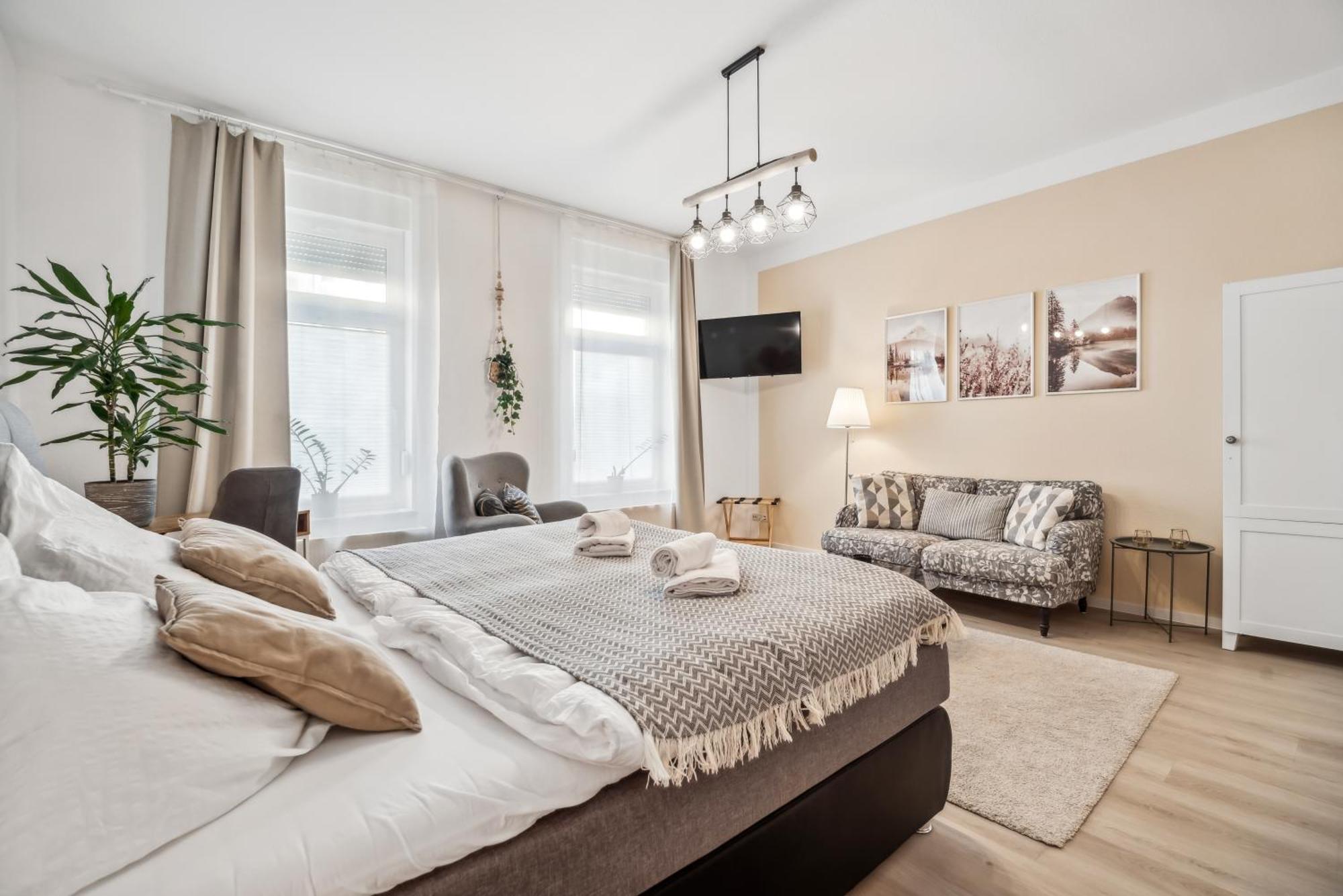 Roby-Erfurt Hbf-Nah, Balkon Apartment Luaran gambar